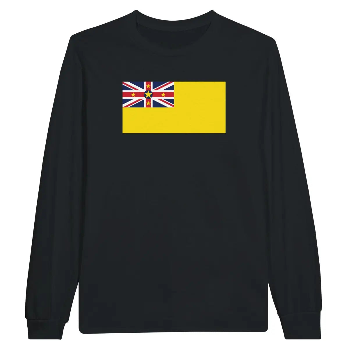 T-shirt à manches longues Drapeau de Niue - Pixelforma 