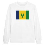 T-shirt à manches longues Drapeau de Saint-Vincent-et-les-Grenadines - Pixelforma 