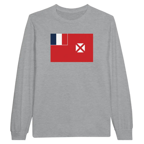 T-shirt à manches longues Drapeau de Wallis-et-Futuna - Pixelforma 