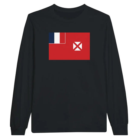 T-shirt à manches longues Drapeau de Wallis-et-Futuna - Pixelforma 