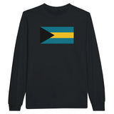 T-shirt à manches longues Drapeau des Bahamas - Pixelforma 