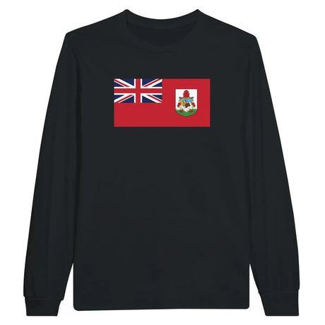 T-shirt à manches longues Drapeau des Bermudes - Pixelforma 