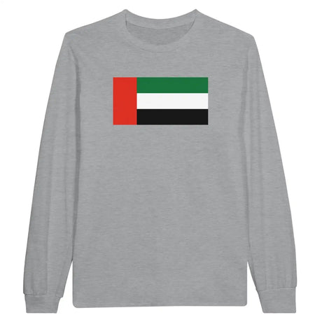 T-shirt à manches longues Drapeau des Émirats arabes unis - Pixelforma 