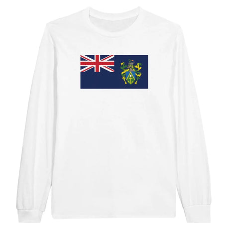 T-shirt à manches longues Drapeau des îles Pitcairn - Pixelforma 