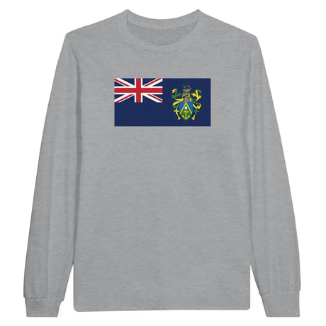 T-shirt à manches longues Drapeau des îles Pitcairn - Pixelforma 