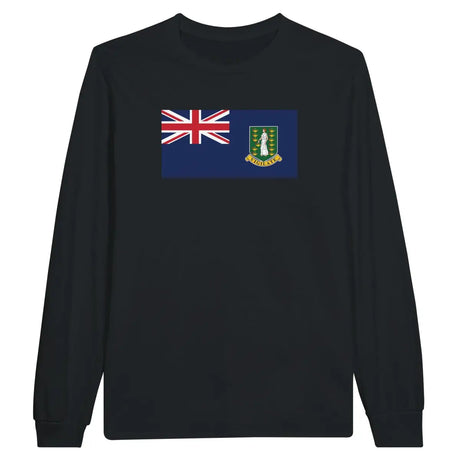 T-shirt à manches longues Drapeau des îles Vierges britanniques - Pixelforma 