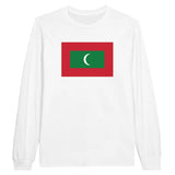 T-shirt à manches longues Drapeau des Maldives - Pixelforma 