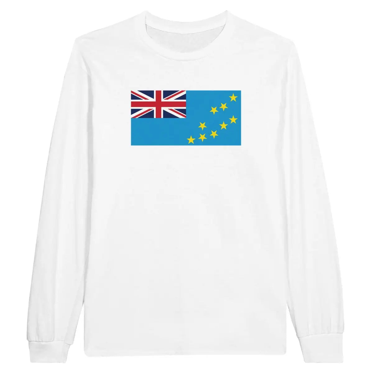 T-shirt à manches longues Drapeau des Tuvalu - Pixelforma 