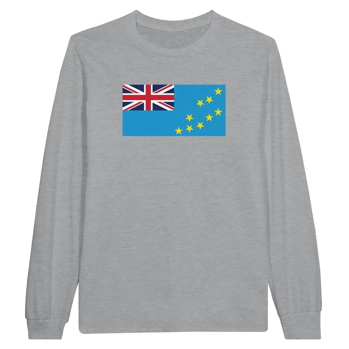 T-shirt à manches longues Drapeau des Tuvalu - Pixelforma 