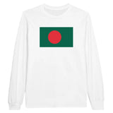 T-shirt à manches longues Drapeau du Bangladesh - Pixelforma 