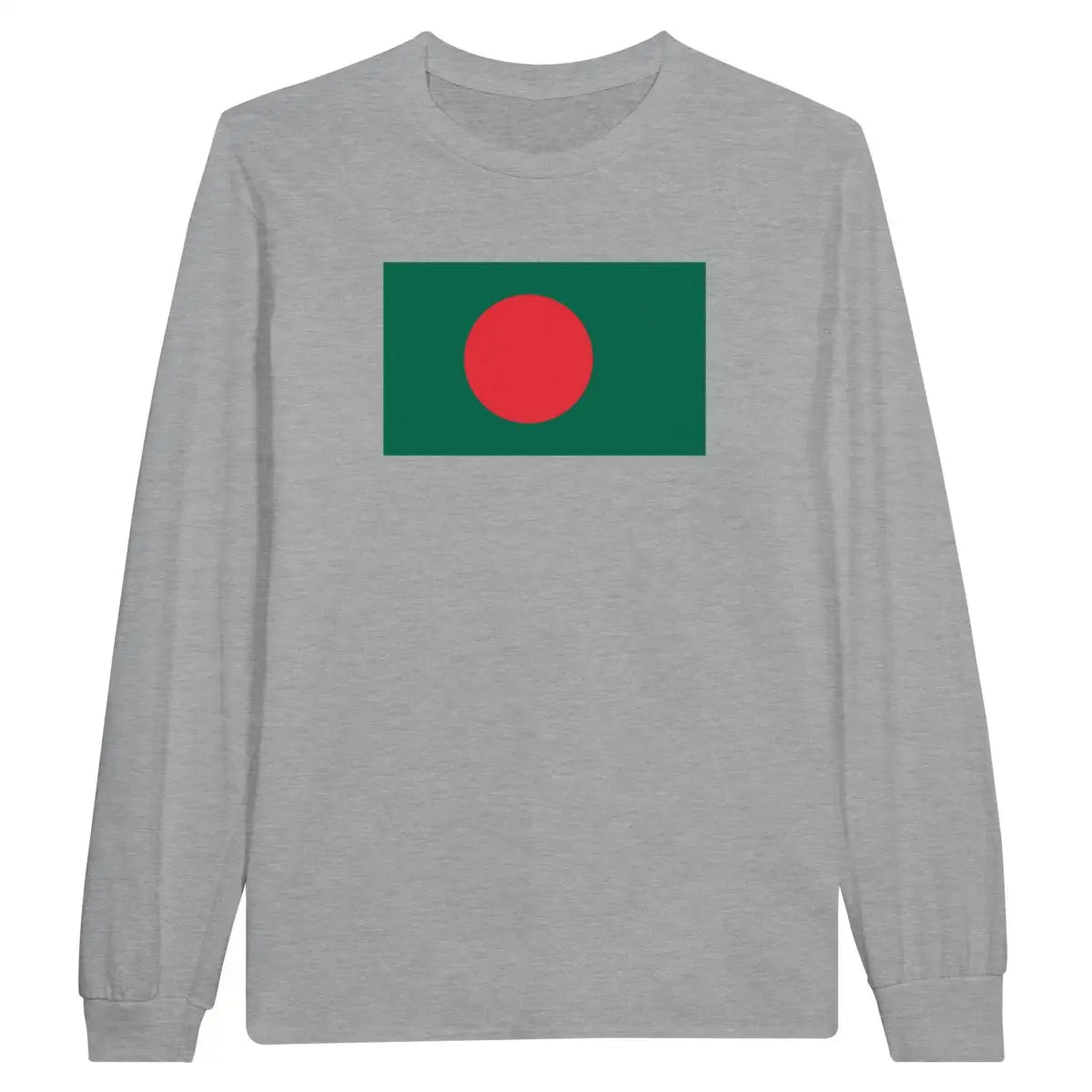 T-shirt à manches longues Drapeau du Bangladesh - Pixelforma 