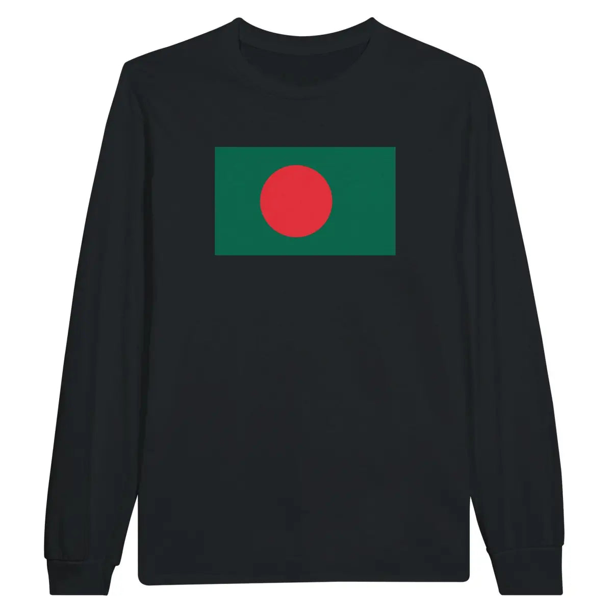 T-shirt à manches longues Drapeau du Bangladesh - Pixelforma 