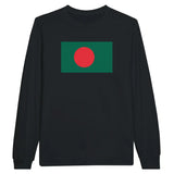 T-shirt à manches longues Drapeau du Bangladesh - Pixelforma 