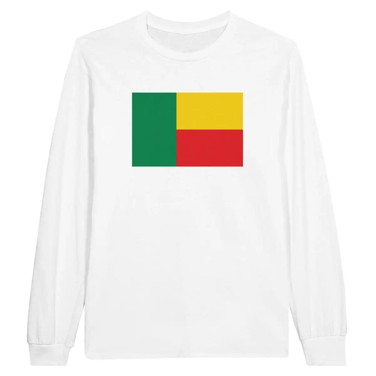 T-shirt à manches longues Drapeau du Bénin - Pixelforma 