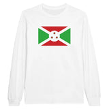 T-shirt à manches longues Drapeau du Burundi - Pixelforma 