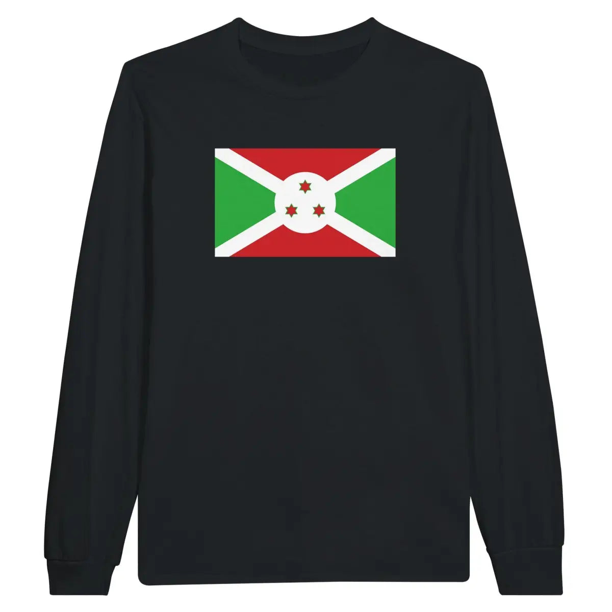 T-shirt à manches longues Drapeau du Burundi - Pixelforma 