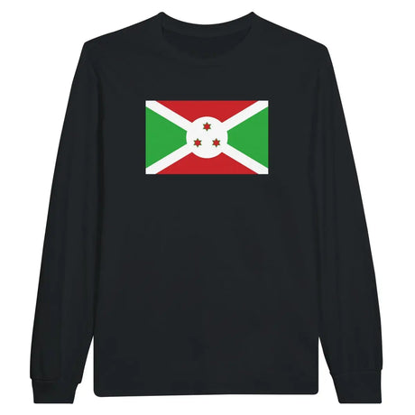 T-shirt à manches longues Drapeau du Burundi - Pixelforma 