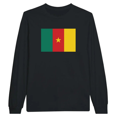 T-shirt à manches longues Drapeau du Cameroun - Pixelforma 