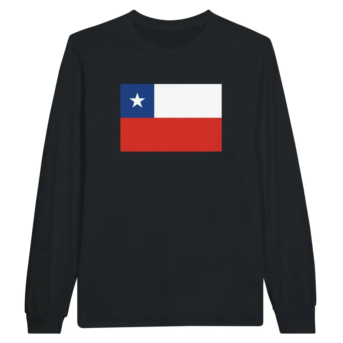 T-shirt à manches longues Drapeau du Chili - Pixelforma 