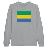 T-shirt à manches longues Drapeau du Gabon - Pixelforma 