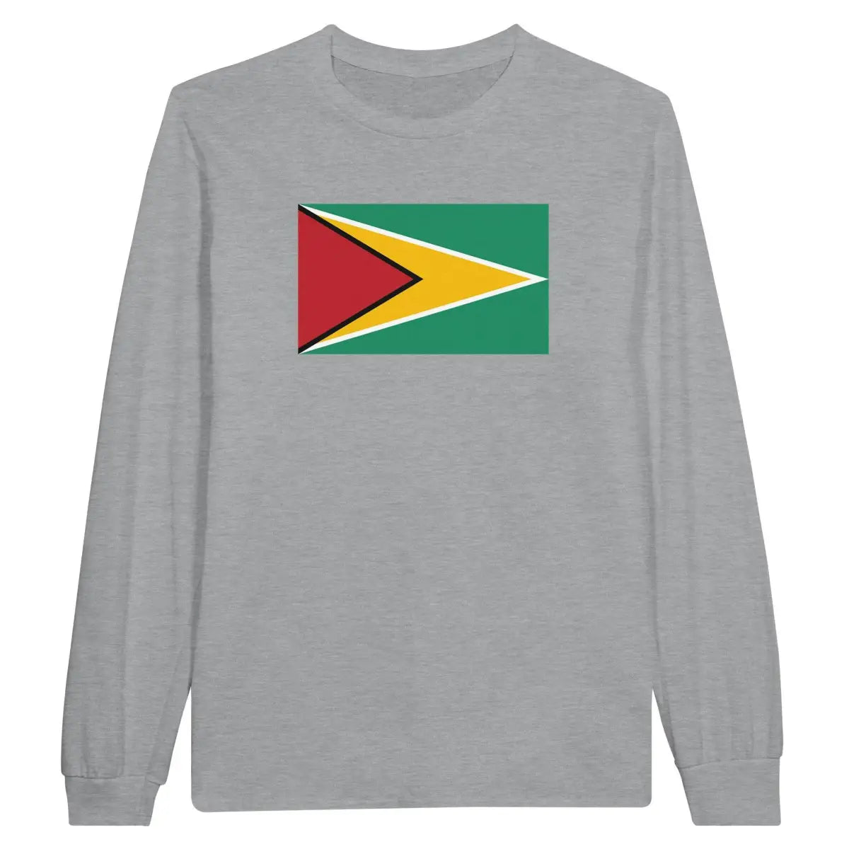 T-shirt à manches longues Drapeau du Guyana - Pixelforma 