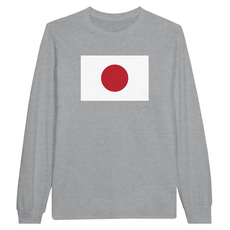 T-shirt à manches longues Drapeau du Japon - Pixelforma 