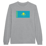 T-shirt à manches longues Drapeau du Kazakhstan - Pixelforma 