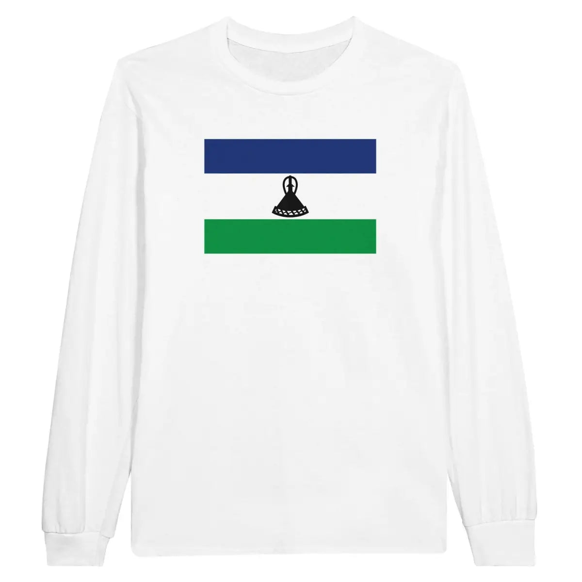 T-shirt à manches longues Drapeau du Lesotho - Pixelforma 