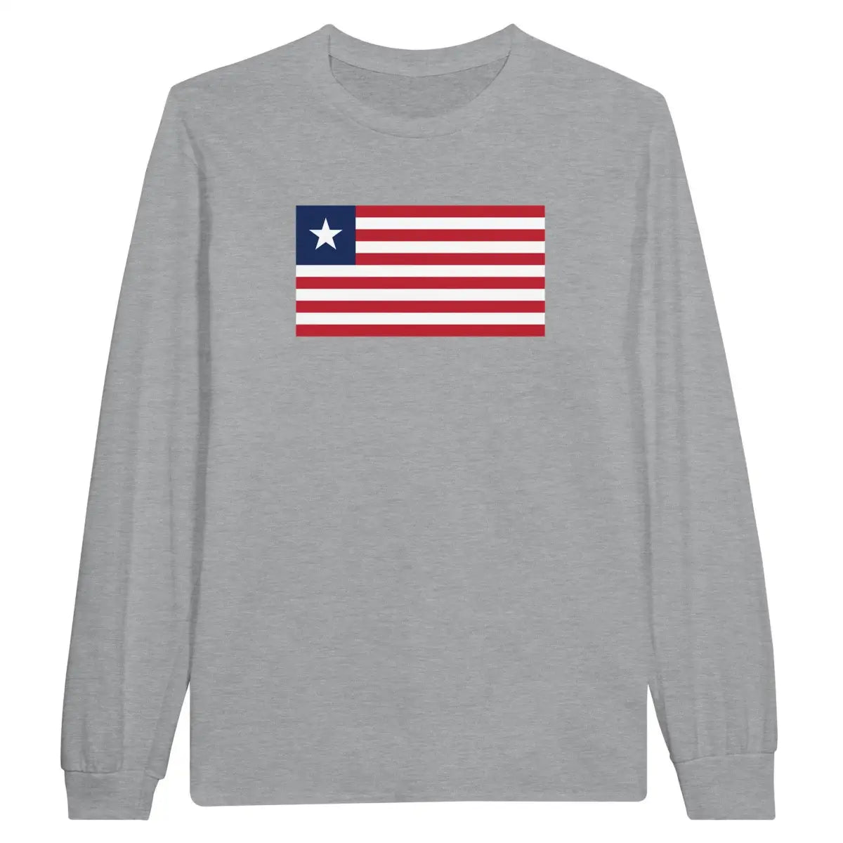 T-shirt à manches longues Drapeau du Liberia - Pixelforma 