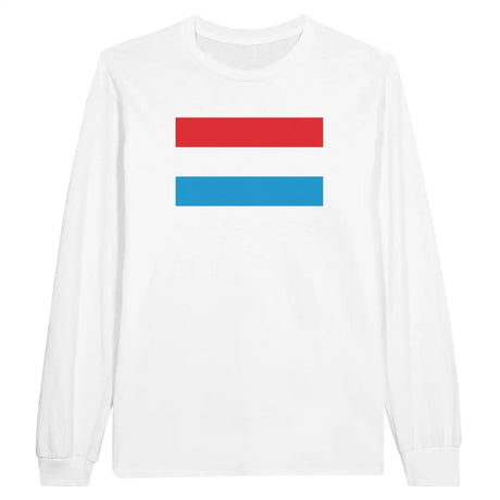 T-shirt à manches longues Drapeau du Luxembourg - Pixelforma 