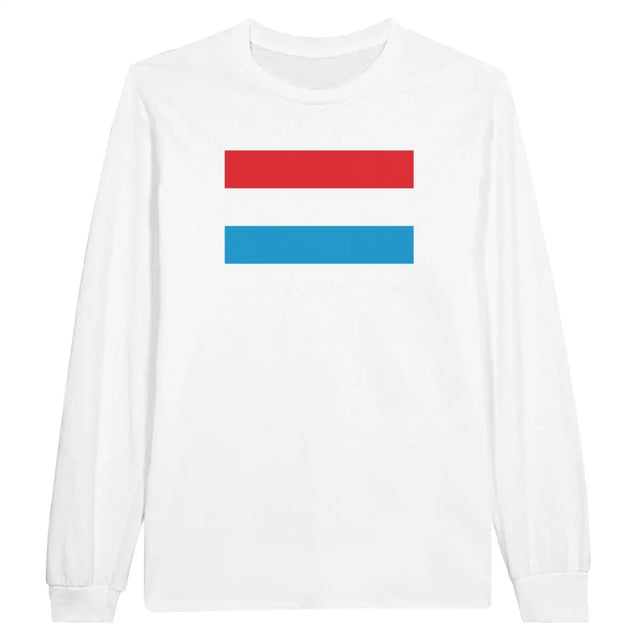 T-shirt à manches longues Drapeau du Luxembourg - Pixelforma 