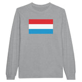 T-shirt à manches longues Drapeau du Luxembourg - Pixelforma 