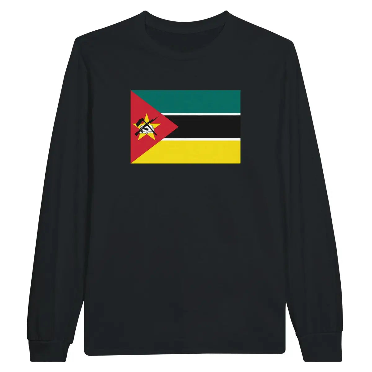 T-shirt à manches longues Drapeau du Mozambique - Pixelforma 