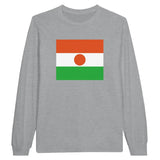 T-shirt à manches longues Drapeau du Niger - Pixelforma 