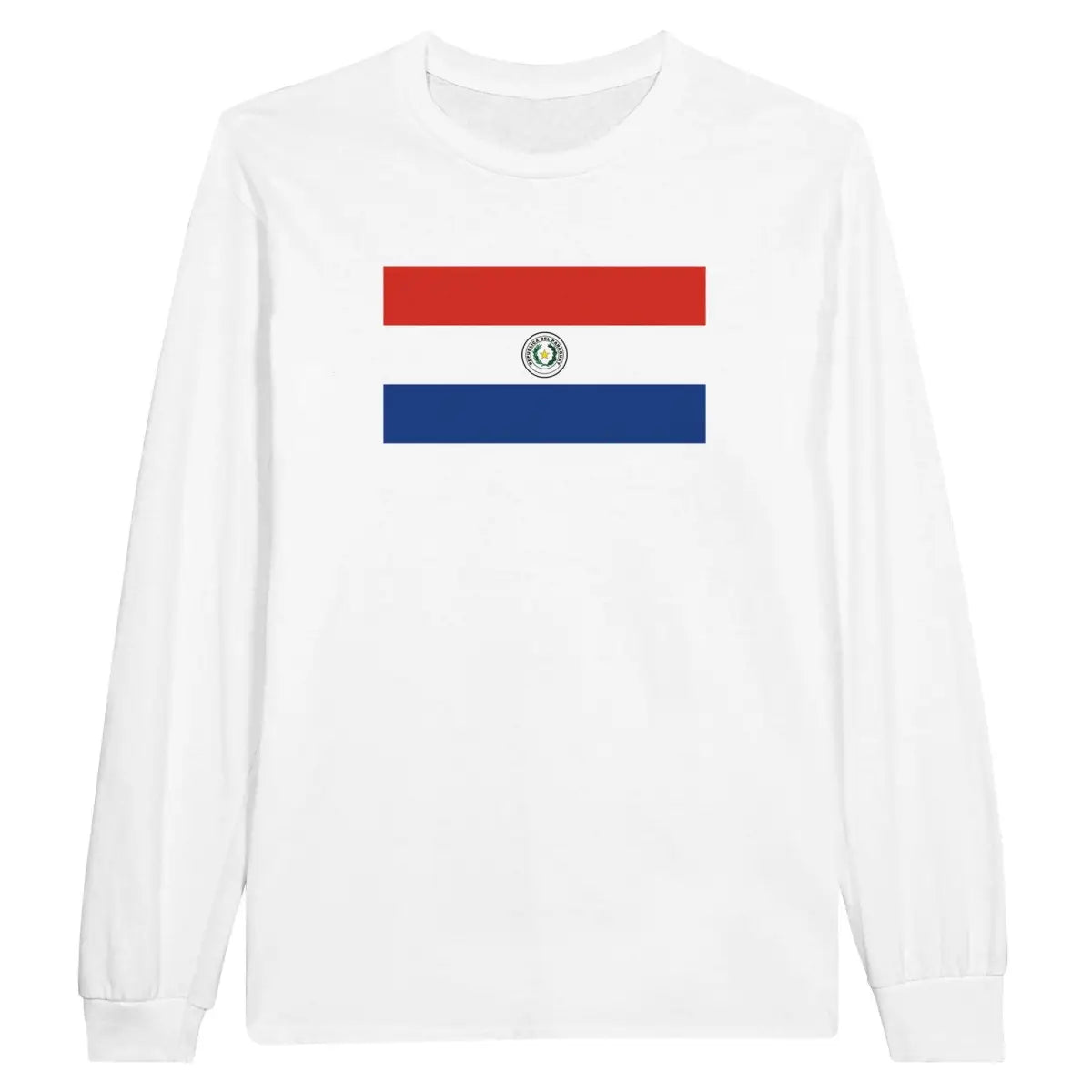 T-shirt à manches longues Drapeau du Paraguay - Pixelforma 