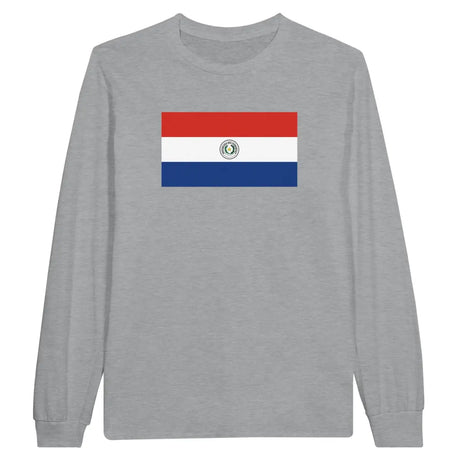 T-shirt à manches longues Drapeau du Paraguay - Pixelforma 