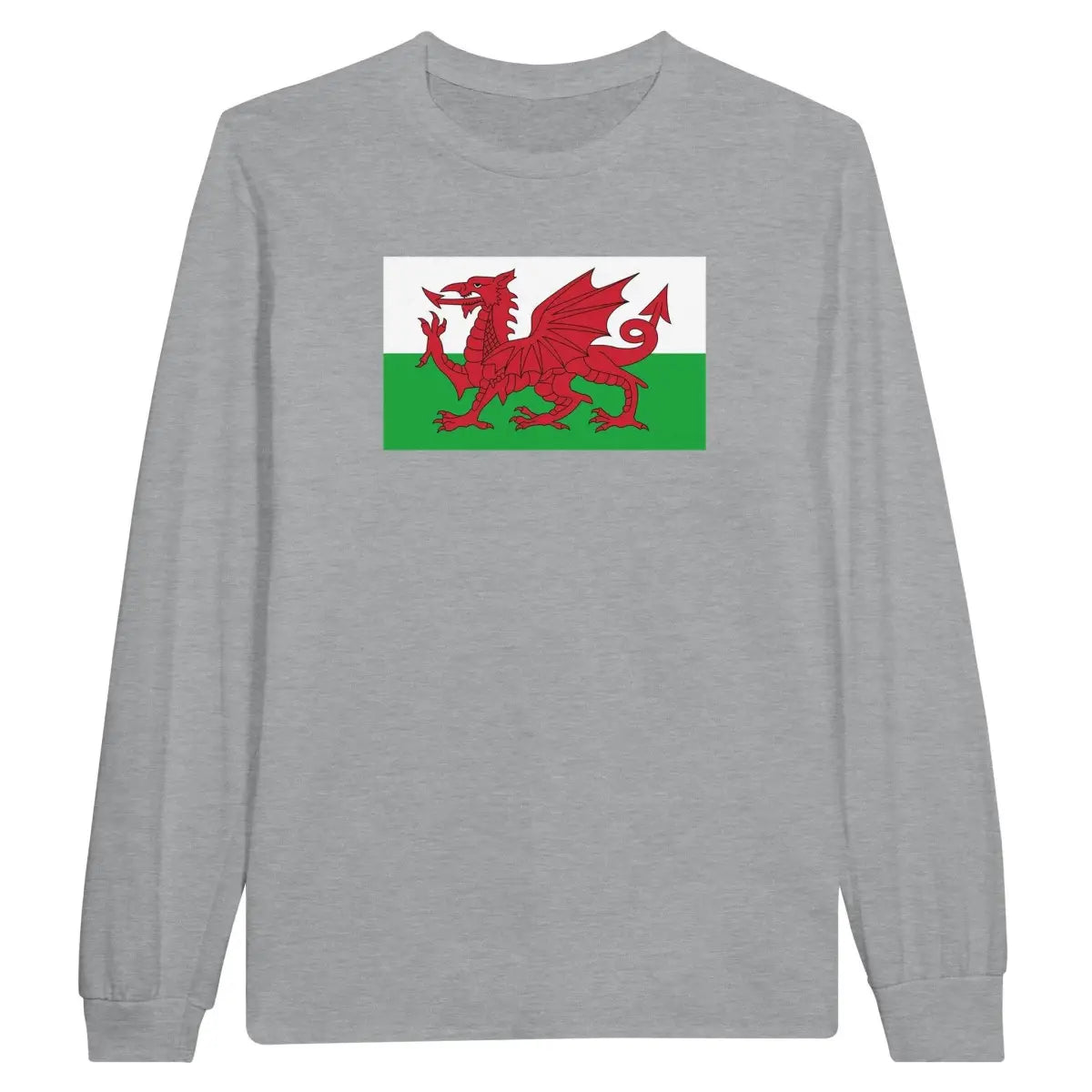 T-shirt à manches longues Drapeau du pays de Galles - Pixelforma 