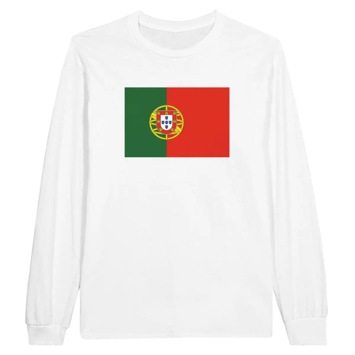 T-shirt à manches longues Drapeau du Portugal - Pixelforma 