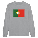 T-shirt à manches longues Drapeau du Portugal - Pixelforma 