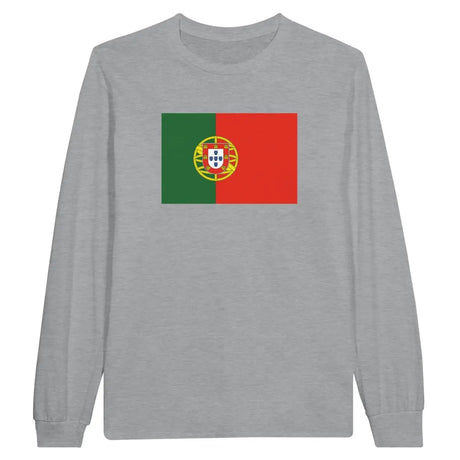 T-shirt à manches longues Drapeau du Portugal - Pixelforma 