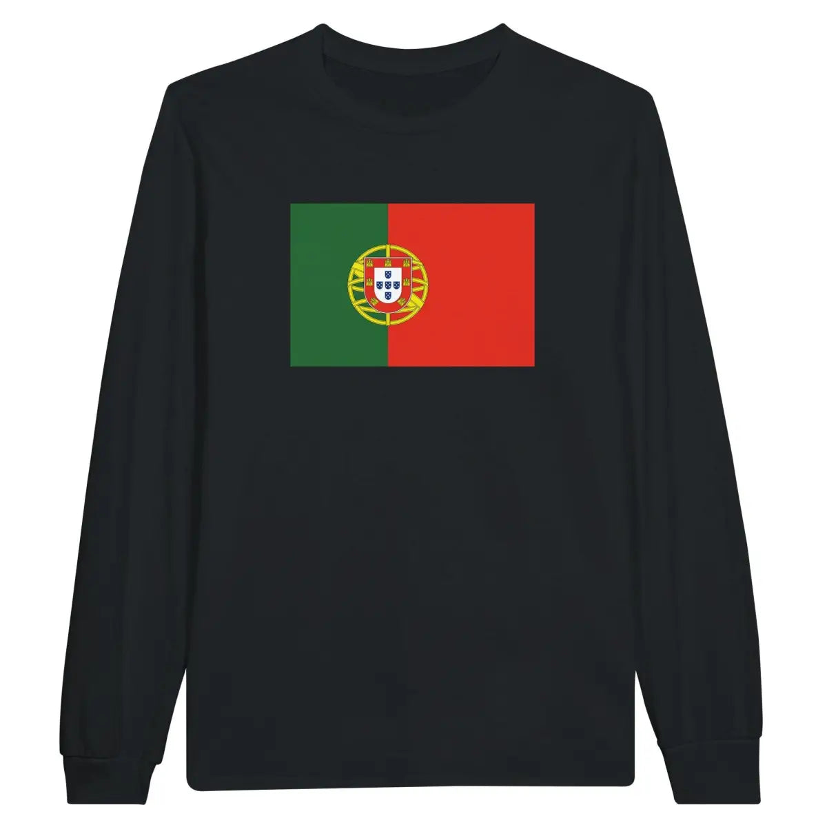 T-shirt à manches longues Drapeau du Portugal - Pixelforma 