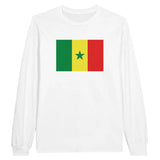 T-shirt à manches longues Drapeau du Sénégal - Pixelforma 