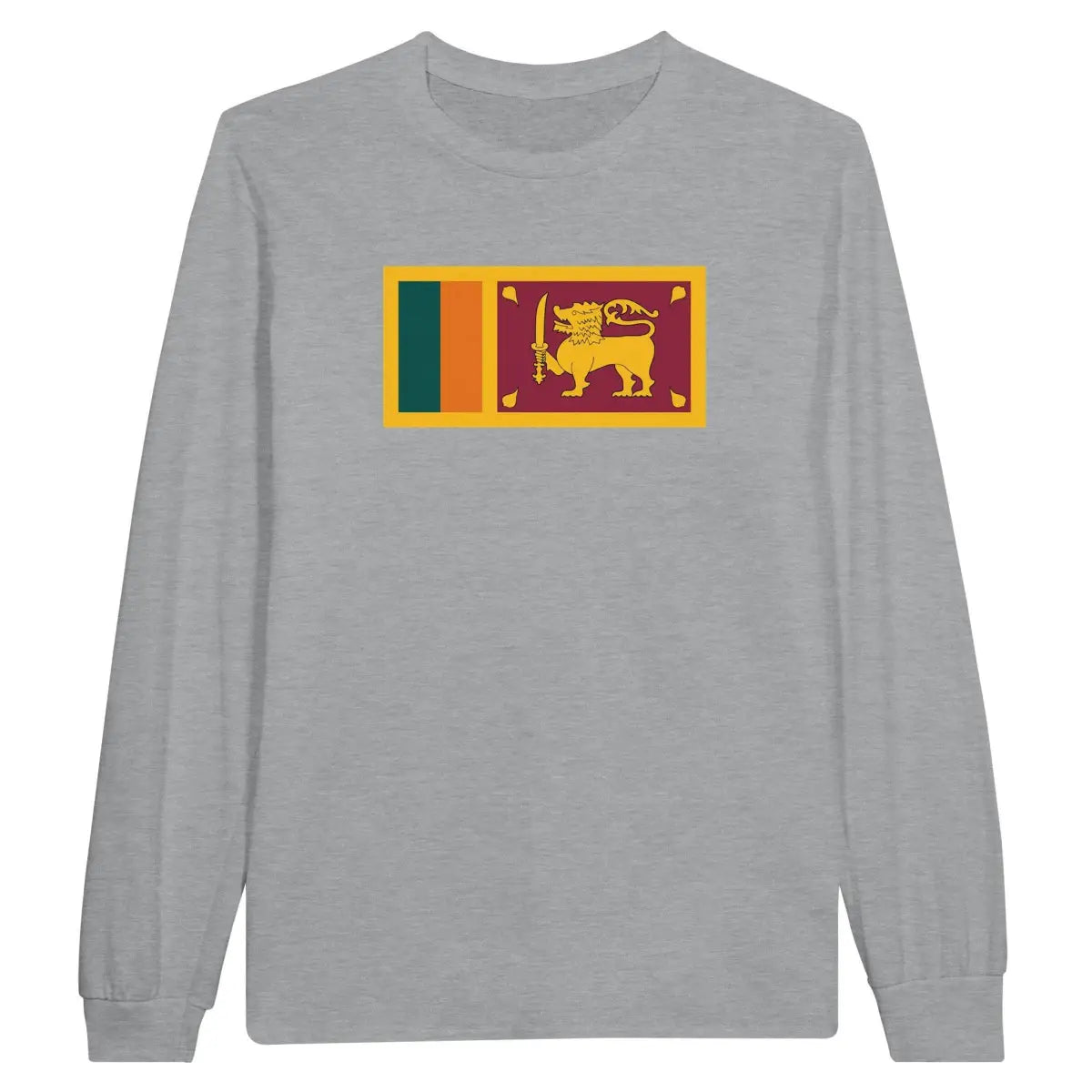 T-shirt à manches longues Drapeau du Sri Lanka - Pixelforma 