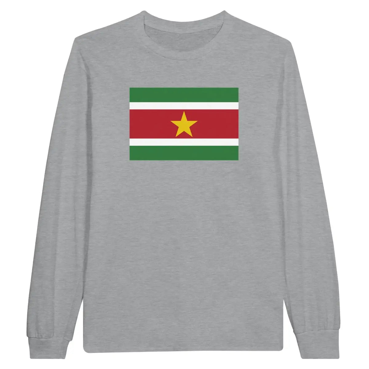 T-shirt à manches longues Drapeau du Suriname - Pixelforma 