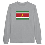 T-shirt à manches longues Drapeau du Suriname - Pixelforma 