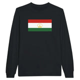 T-shirt à manches longues Drapeau du Tadjikistan - Pixelforma 