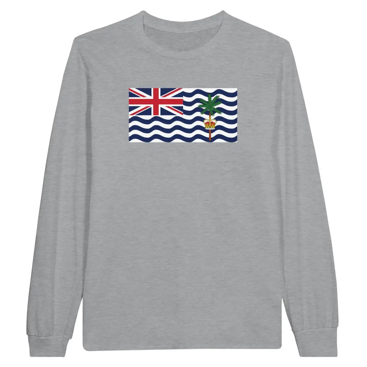 T-shirt à manches longues Drapeau du Territoire britannique de l'océan Indien - Pixelforma 