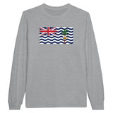 T-shirt à manches longues Drapeau du Territoire britannique de l'océan Indien - Pixelforma 