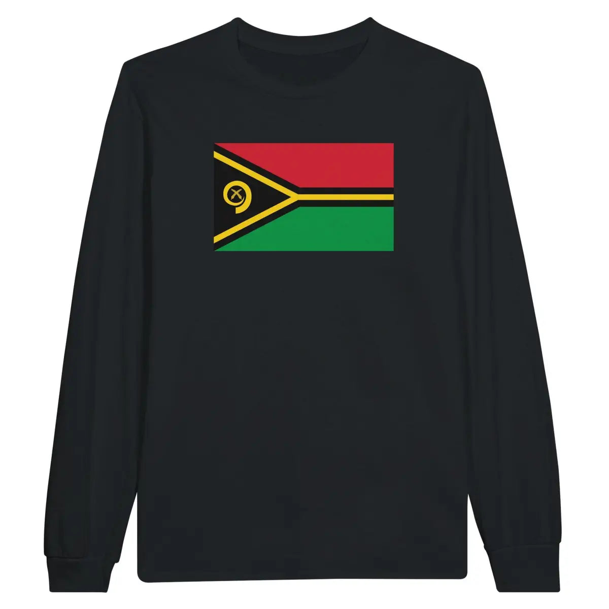 T-shirt à manches longues Drapeau du Vanuatu - Pixelforma 