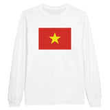 T-shirt à manches longues Drapeau du Viêt Nam - Pixelforma 